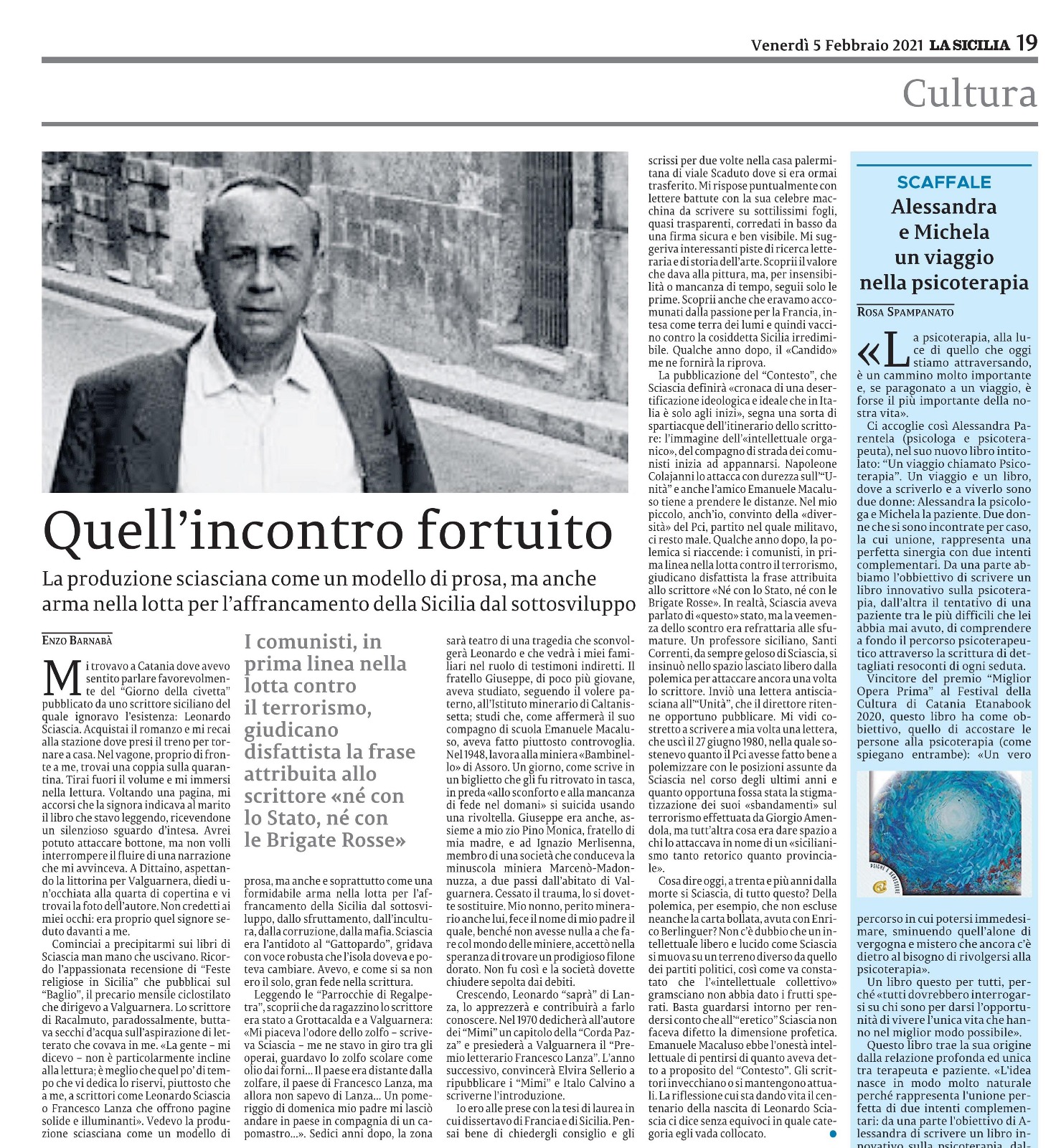 Enzo Barnabà: Cominciò con un incontro fortuito