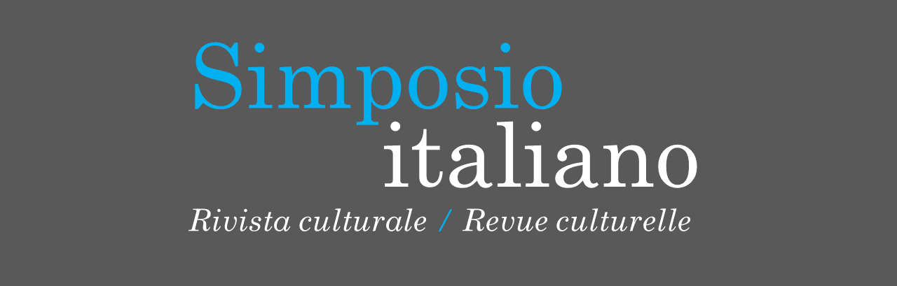 Simposio Italiano - Rivista Culturale/Revue culturelle
