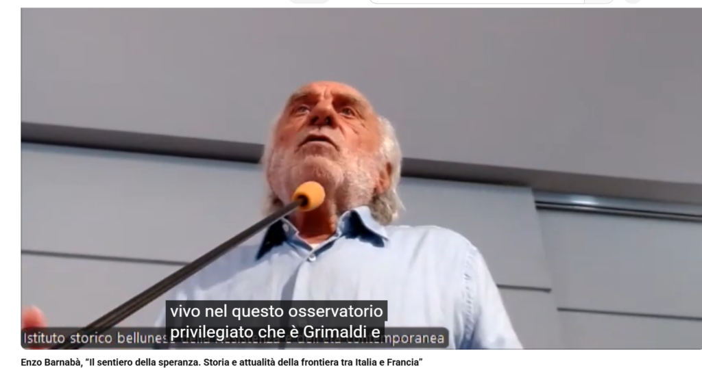 Nel secondo appuntamento della rassegna "Italia: nazione senza confini" incontriamo Enzo Barnabà che, parlando del suo ultimo libro che da il titolo alla conferenza, ci illustra la questione della permeabilità del confine italo-francese dal privilegiato punto di osservazione del paese di Grimaldi.
