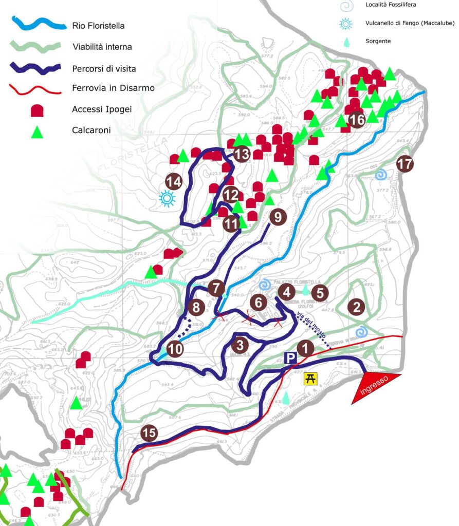 Carta del Parco Minerario Floristella Grottacalda